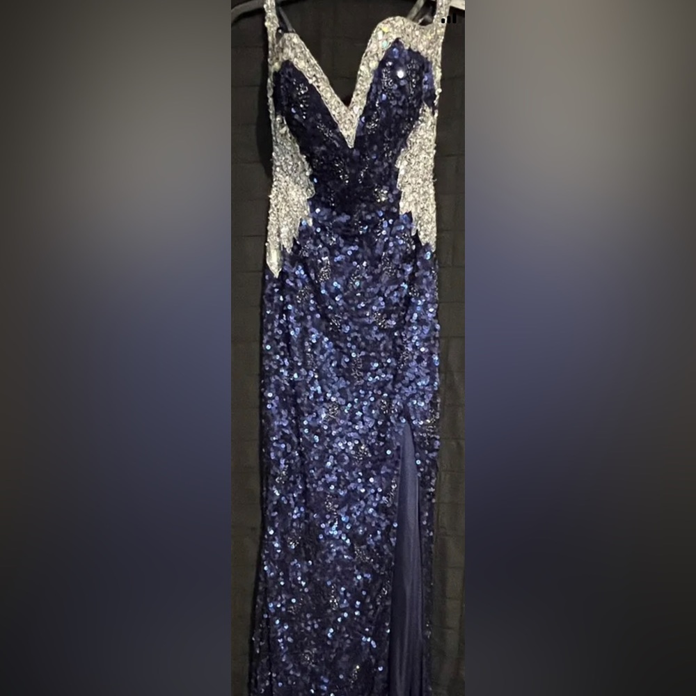 Gorgeous Full Sequined Evening Gown